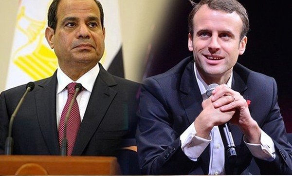 Tổng thống Pháp và Tổng thống Ai Cập tranh cãi công khai về tranh biếm họa