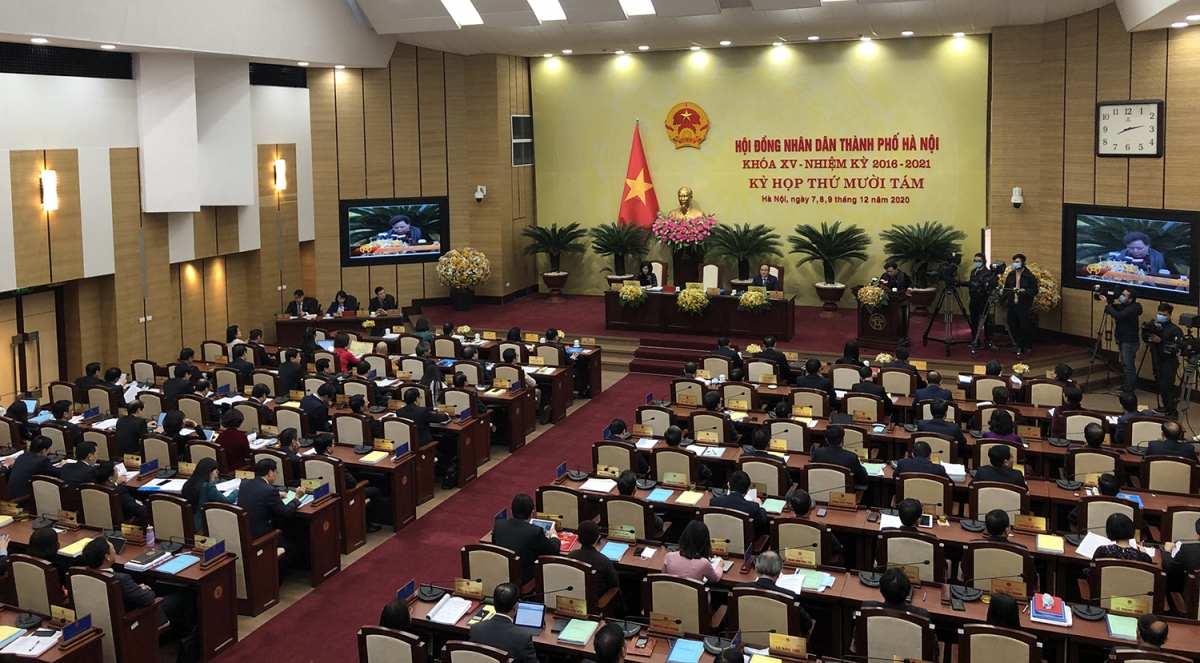 Khai mạc Kỳ họp thứ 18 HĐND TP Hà Nội: Sẽ kiện toàn chức danh chủ chốt