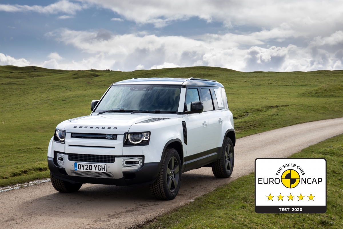 Land Rover Defender phiên bản 110 đạt tiêu chuẩn 5 sao của Euro NCAP