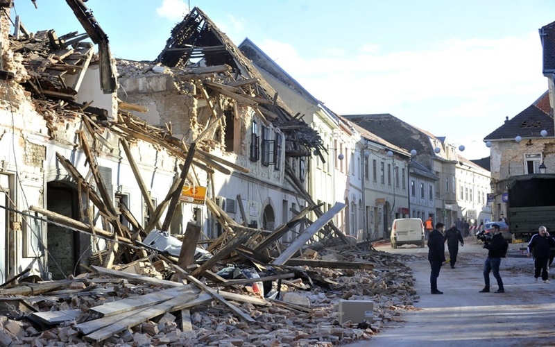 Croatia tổ chức quốc tang cho các nạn nhân thiệt mạng trong trận động đất