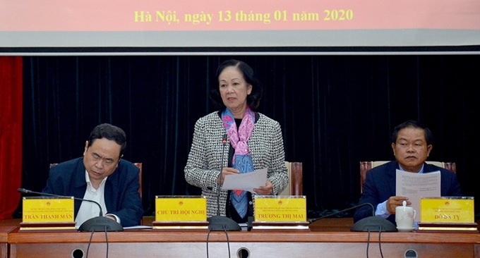 Bà Trương Thị Mai: Cần nắm chắc tình hình nhân dân