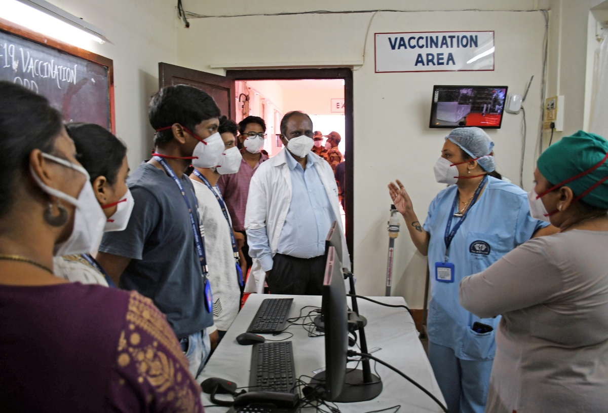 Ấn Độ bắt đầu chiến dịch tiêm chủng vaccine COVID-19
