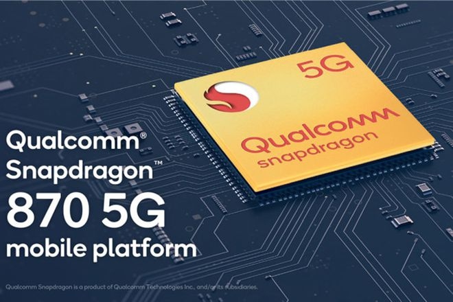 Qualcomm ra mắt chip Snapdragon 870 tích hợp 5G