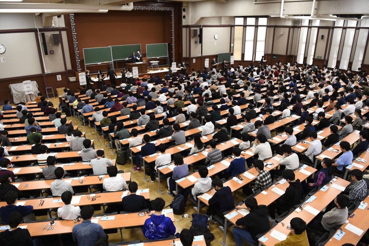 Nhật Bản bước vào ngày thi thứ 2 trong kỳ tuyển sinh đại học quốc gia