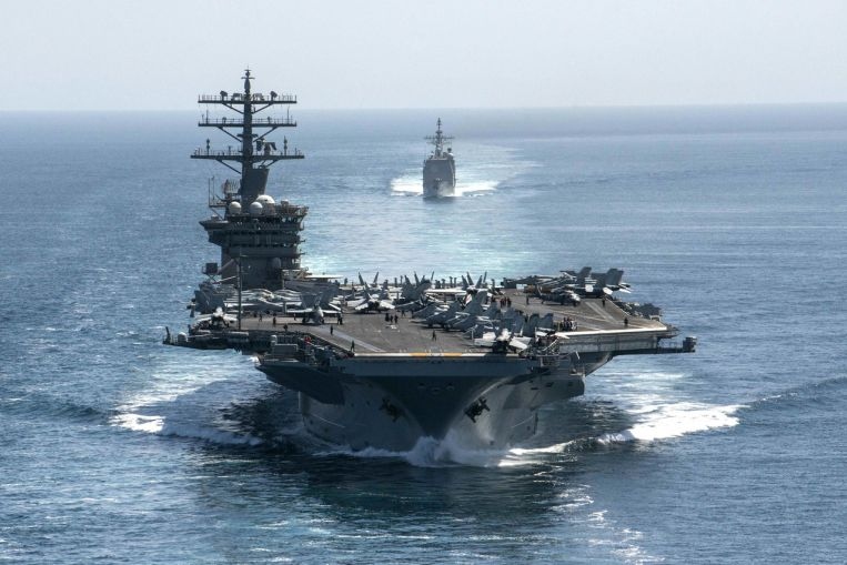 Mỹ khẳng định tàu sân bay USS Nimitz sẽ tiếp tục ở lại Vùng Vịnh