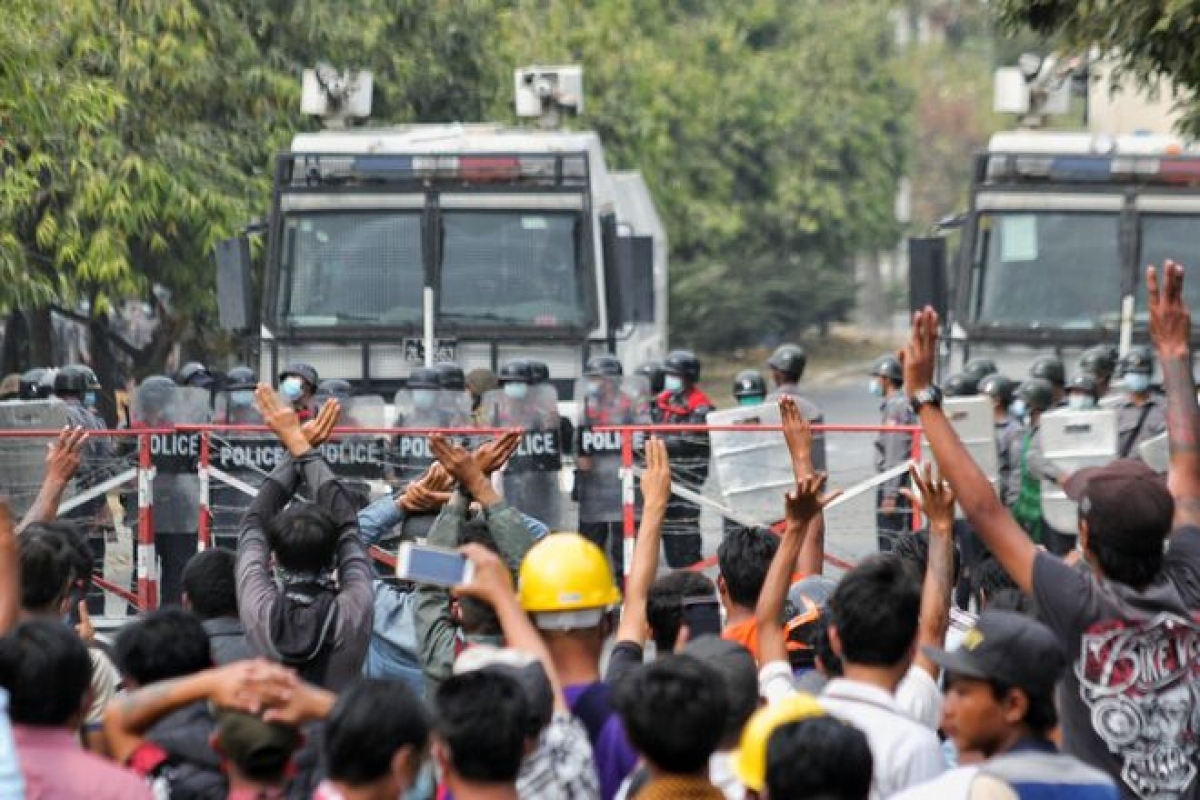 Mỹ cảnh báo có thể tiếp tục hành động trước việc người biểu tình Myanmar bị đàn áp