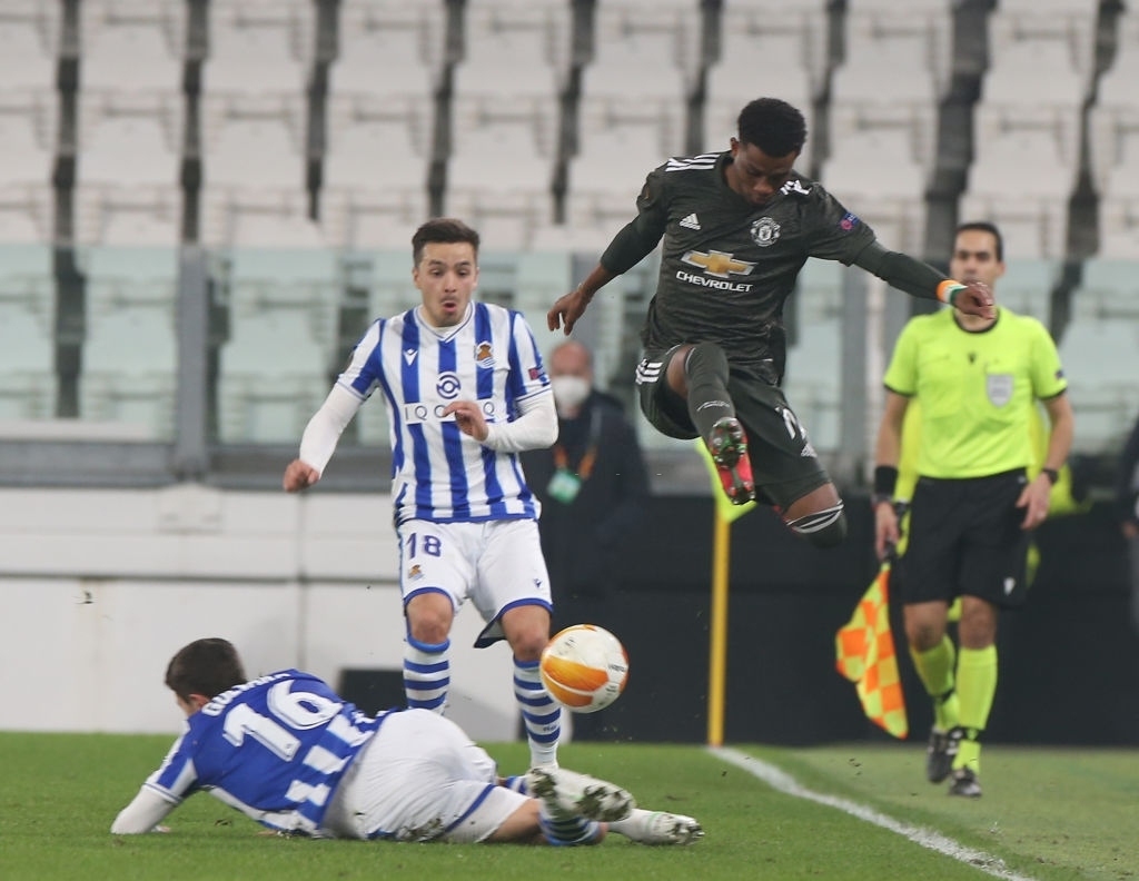 Amad Diallo có thống kê ấn tượng ở trận Sociedad 0-4 MU