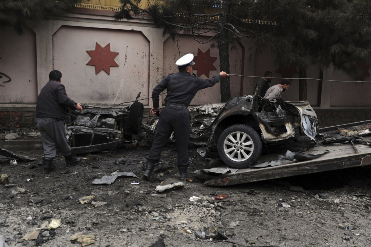 Đánh bom nhằm vào cảnh sát ở Afghanistan khiến 16 người thương vong