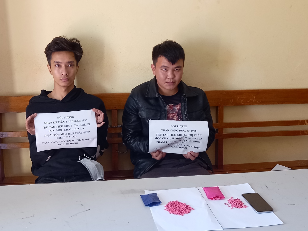 Bộ đội Biên phòng Sơn La bắt giữ các đối tượng mua bán trái phép chất ma túy