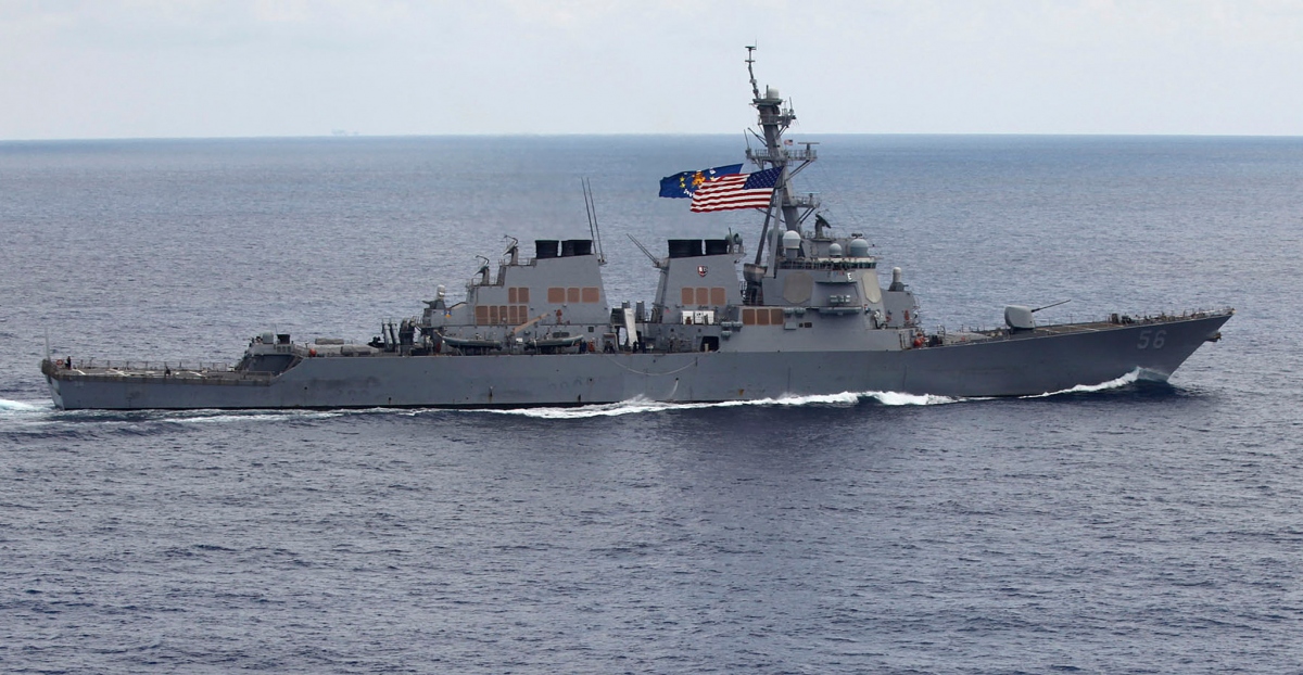 Lần đầu tiên dưới thời Biden, tàu khu trục Mỹ áp sát quần đảo Hoàng Sa