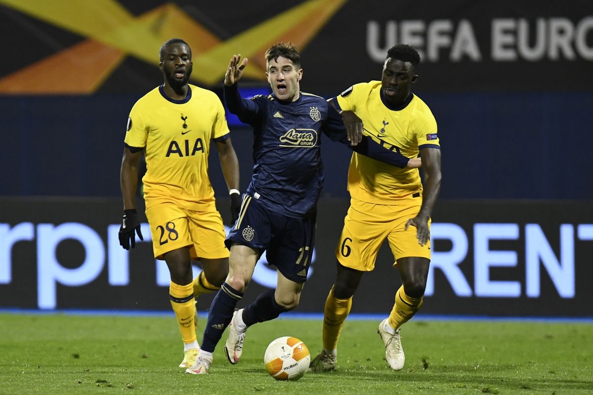 Thua sốc Dinamo Zagreb, Tottenham dừng bước ở Europa League