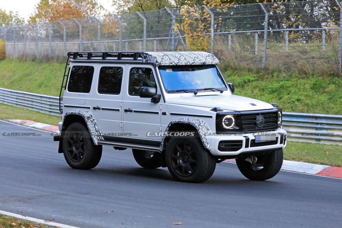 Mercedes-AMG G-Class 2022 bị lộ những hình ảnh mới nhất khi chạy thử