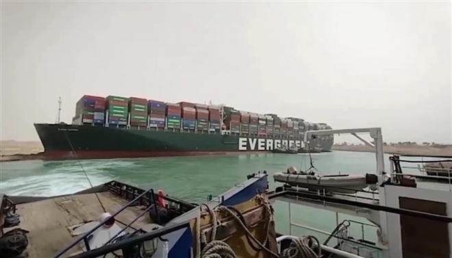 Bộ Công Thương: Nghẽn kênh Suez ảnh hưởng xuất nhập khẩu Việt Nam và châu Âu