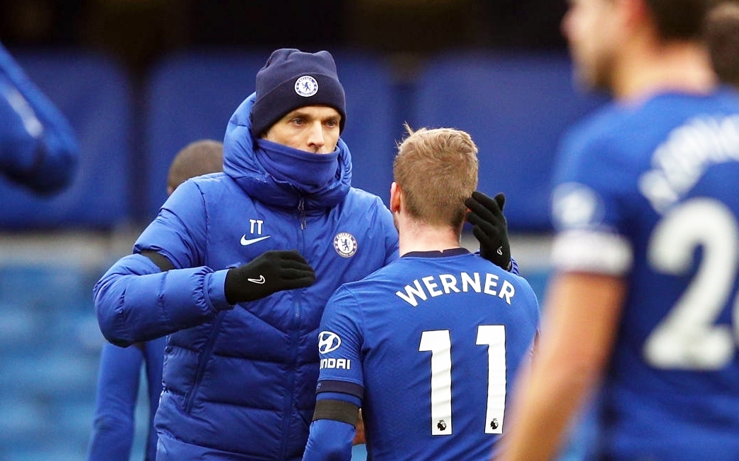 HLV Tuchel “nổi đóa” với Timo Werner trong ngày Chelsea hạ đẹp Everton