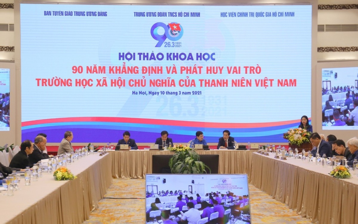 Đoàn TNCS Hồ Chí Minh khẳng định và phát huy vai trò “trường học XHCN của thanh niên"