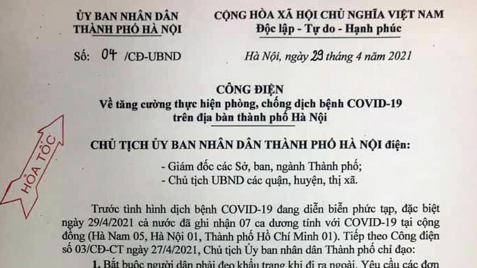 Hà Nội dừng hoạt động quán bar, karaoke, vũ trường, game từ 0h00 ngày 30/4