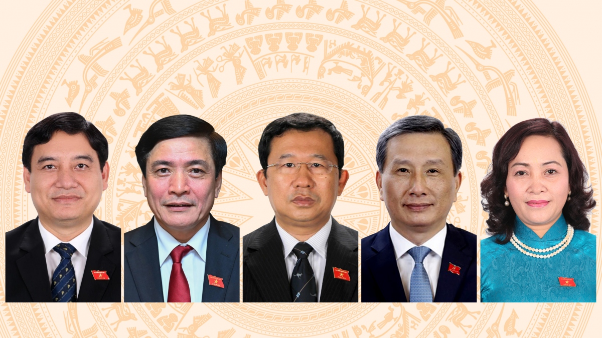 Chân dung 5 ủy viên Ủy ban Thường vụ Quốc hội mới