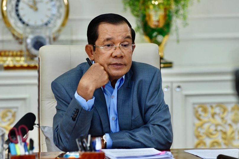 Thủ tướng Campuchia khẳng định sức khỏe bình thường khi đang cách ly
