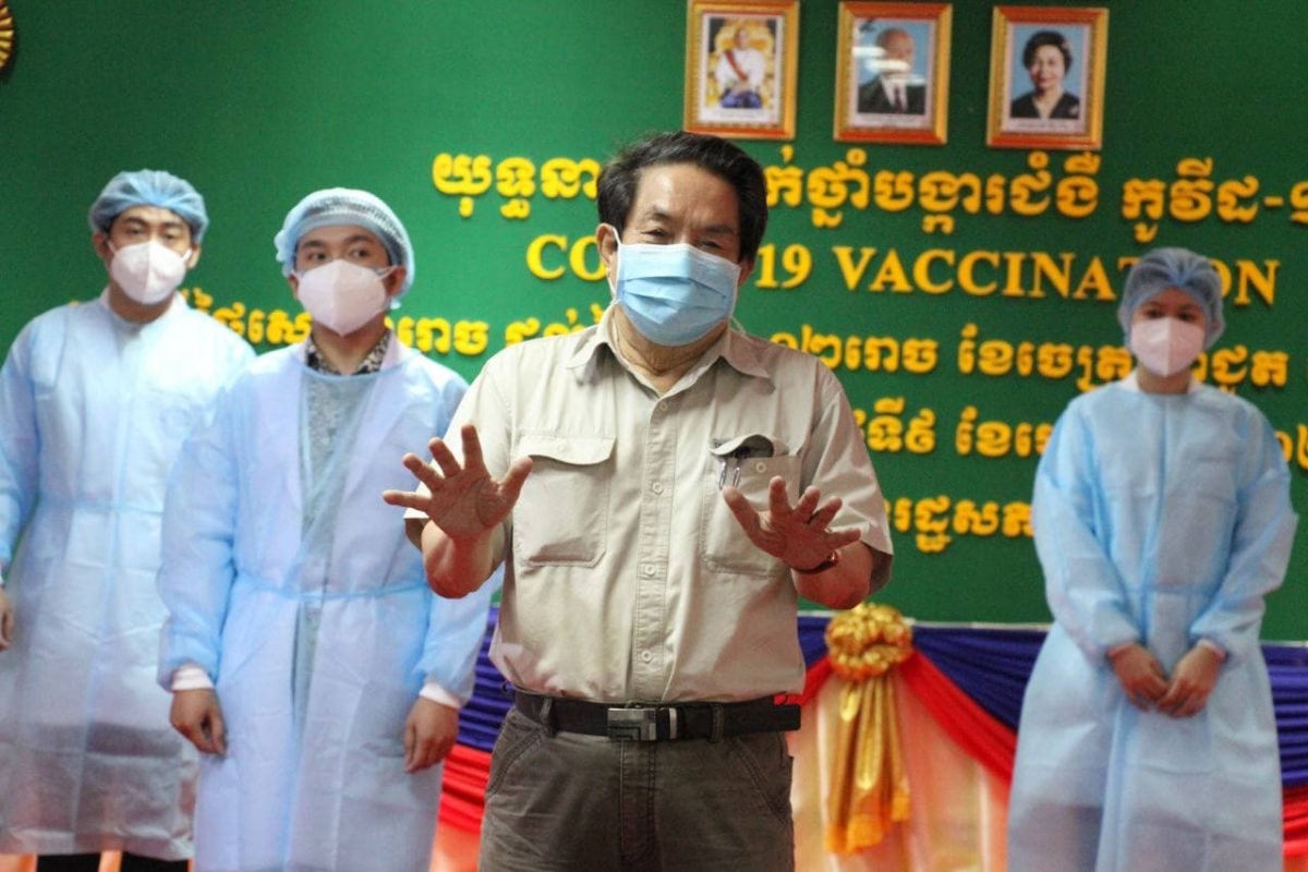 Một quan chức Quốc hội Campuchia mắc Covid-19 sau khi đã tiêm phòng