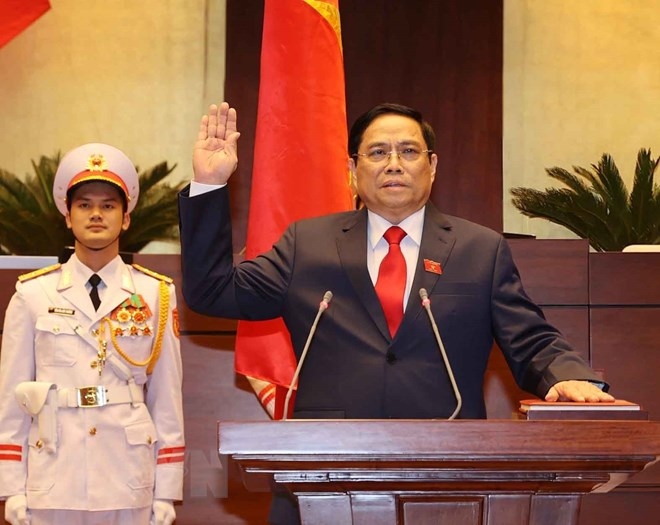 Toàn cảnh Lễ tuyên thệ nhậm chức của tân Thủ tướng Phạm Minh Chính