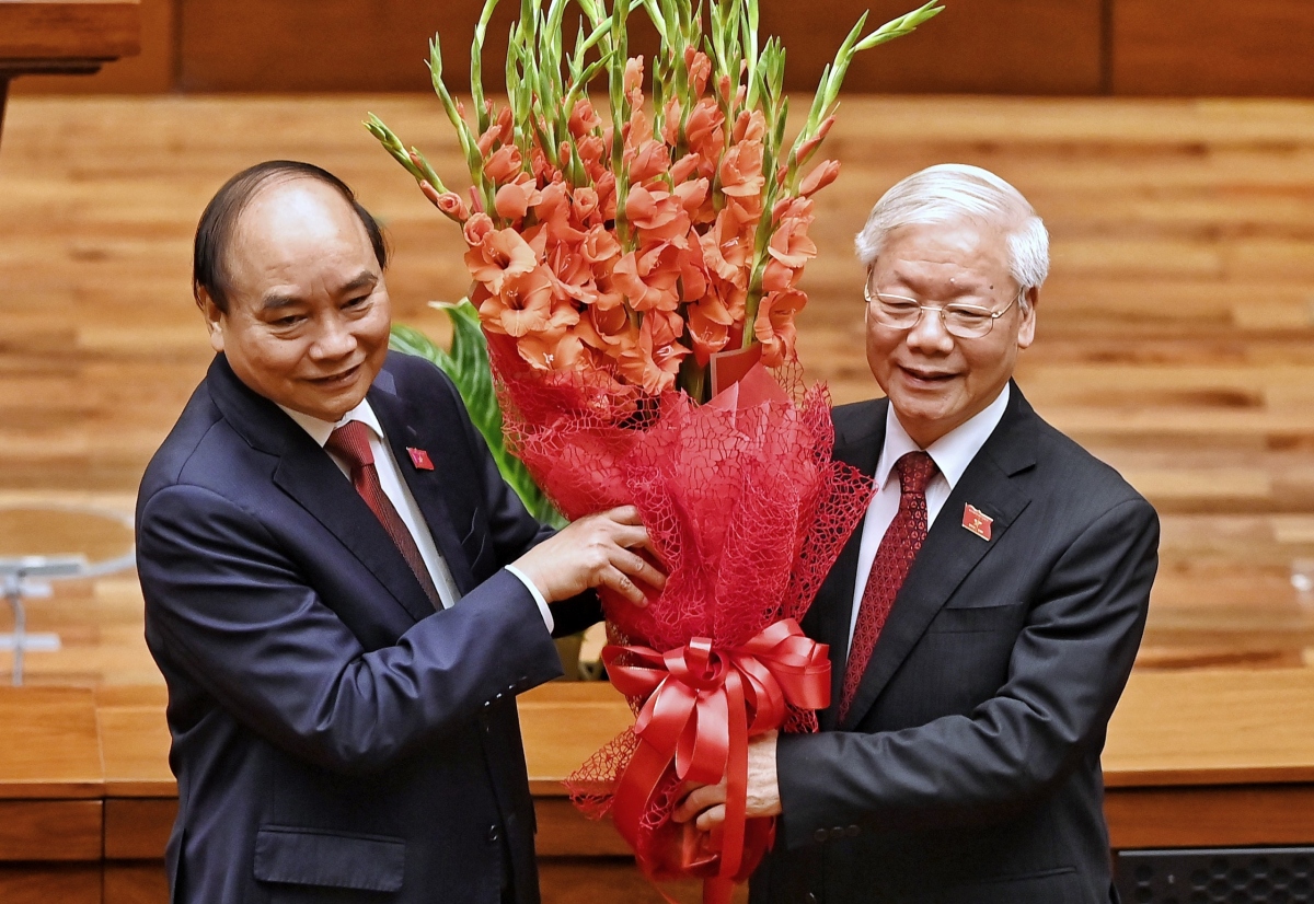 Toàn cảnh Lễ tuyên thệ nhậm chức của Chủ tịch nước Nguyễn Xuân Phúc