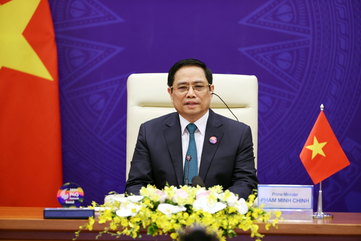 Thủ tướng Phạm Minh Chính kêu gọi quốc tế chung tay ngăn chặn và đẩy lùi đại dịch Covid-19