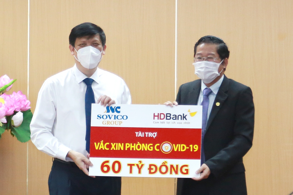 Sovico Group và HDBank ủng hộ chương trình vaccine phòng ngừa Covid-19