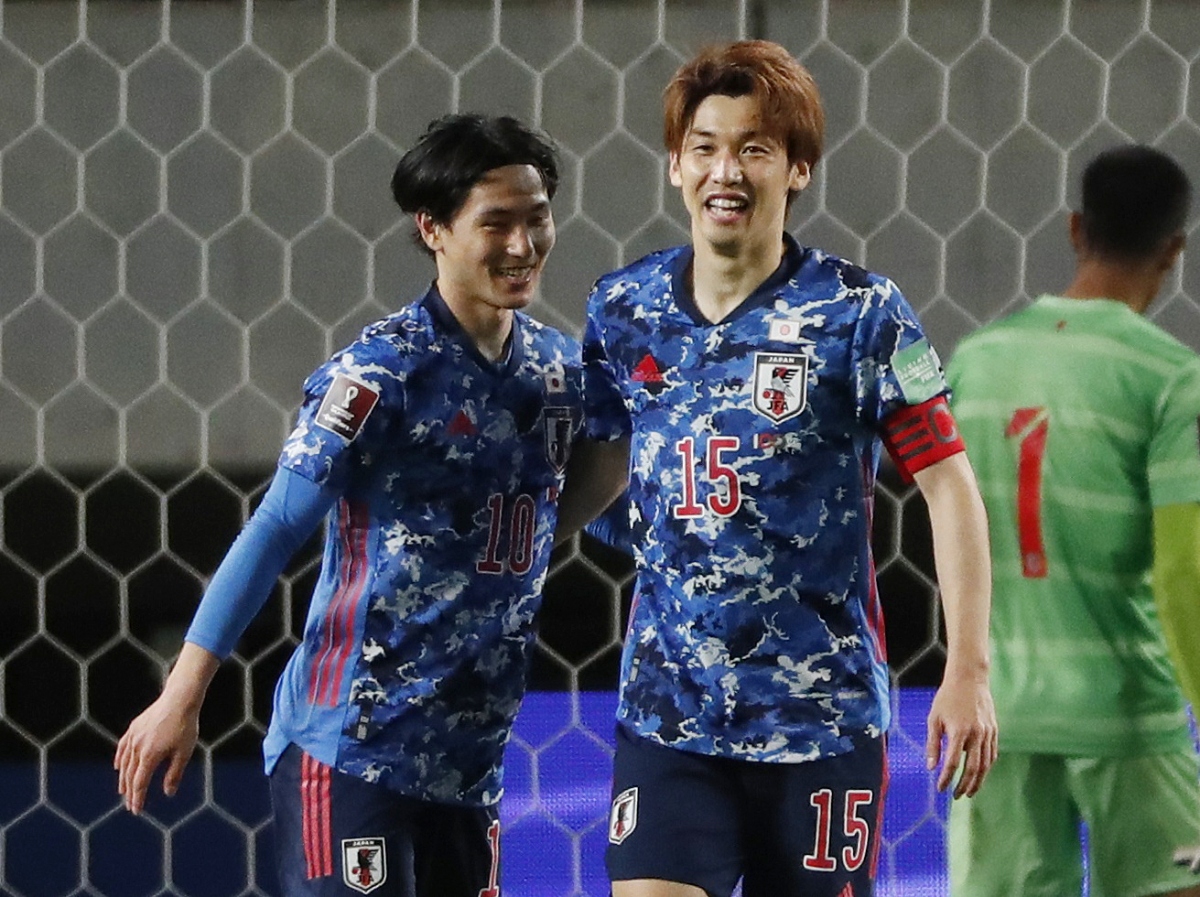 Nhật thắng Myanmar 10-0, vào vòng loại thứ ba World Cup 2022