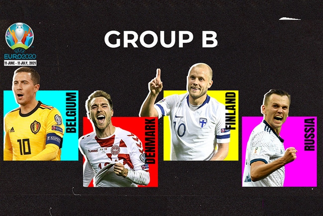 Lịch thi đấu bảng B - EURO 2020: Thử thách lớn dành cho ĐT Bỉ