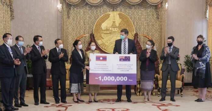  Australia viện trợ cho Lào 1 triệu liều vaccine ngừa Covid-19