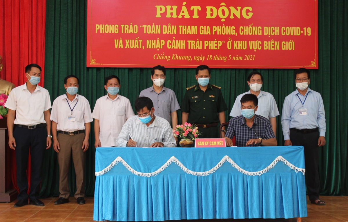 Sơn La phát động phong trào toàn dân phòng chống Covid-19 và xuất nhập cảnh trái phép