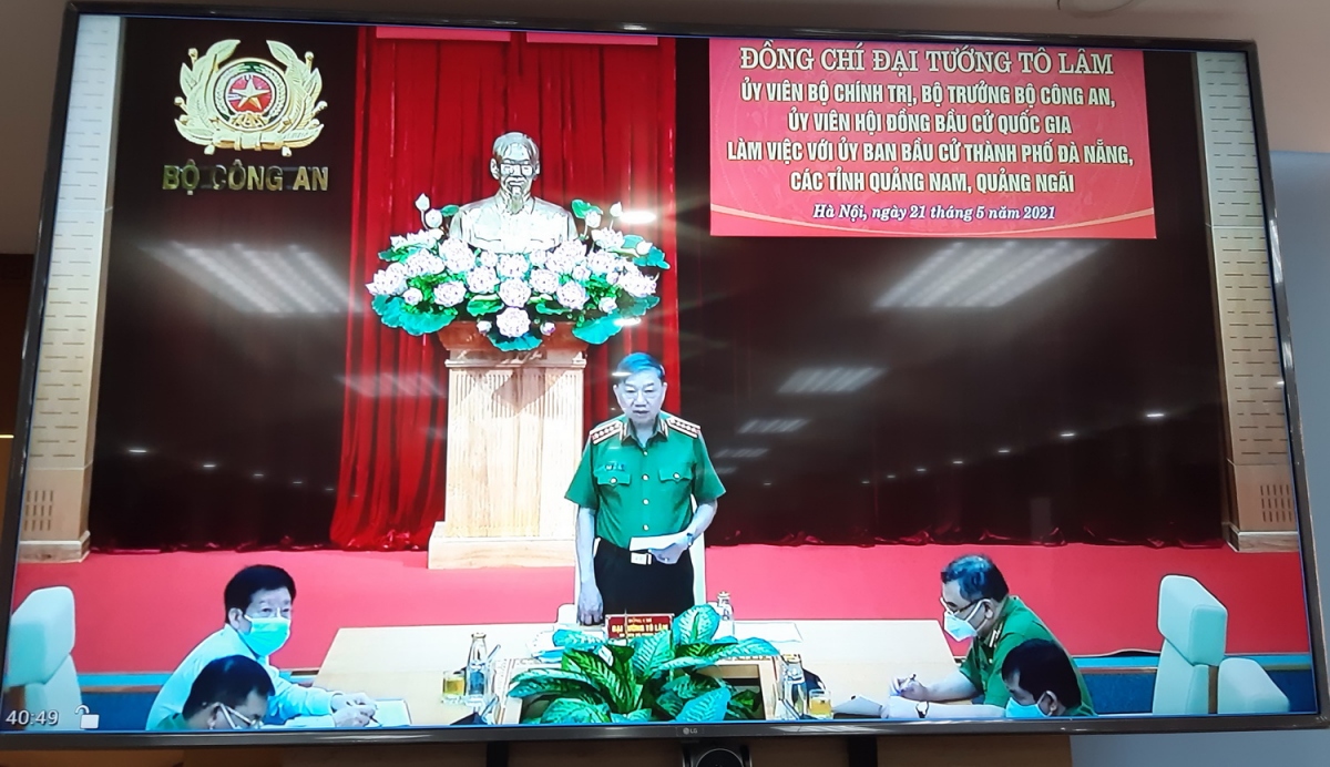 Đại tướng Tô Lâm: Bảo vệ an toàn tuyệt đối khu vực bỏ phiếu, hòm phiếu