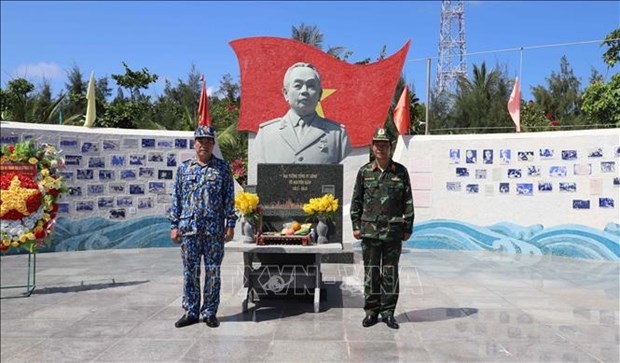 General Vo Nguyen Giap statue a pride of Truong Sa people and soldiers