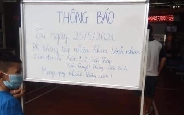Lập biên bản phòng khám tư nhân ở Nghệ An từ chối tiếp nhận bệnh nhân