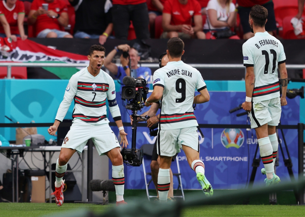 Bảng xếp hạng EURO 2021 mới nhất: Bồ Đào Nha dẫn đầu bảng tử thần
