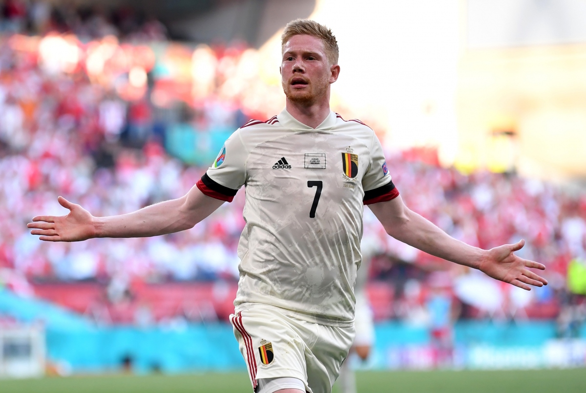 De Bruyne gieo sầu cho Đan Mạch, Bỉ vào vòng knock-out EURO 2021