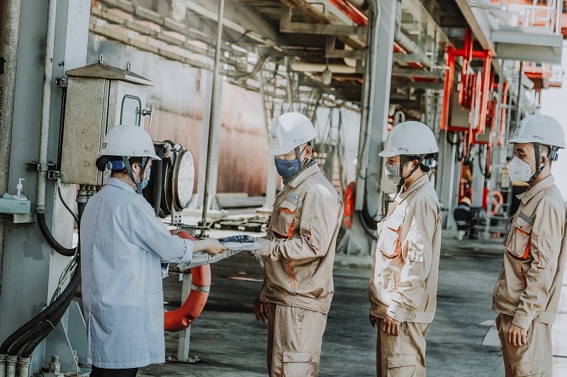 Nhà máy nhiệt điện Vĩnh Tân 4 tăng cấp độ phòng, chống dịch Covid-19