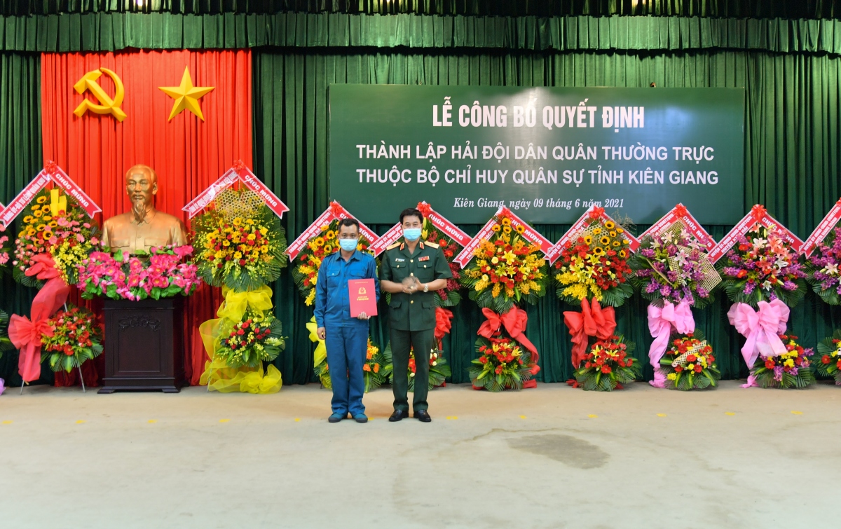 Thành lập Hải đội dân quân thường trực tỉnh Kiên Giang