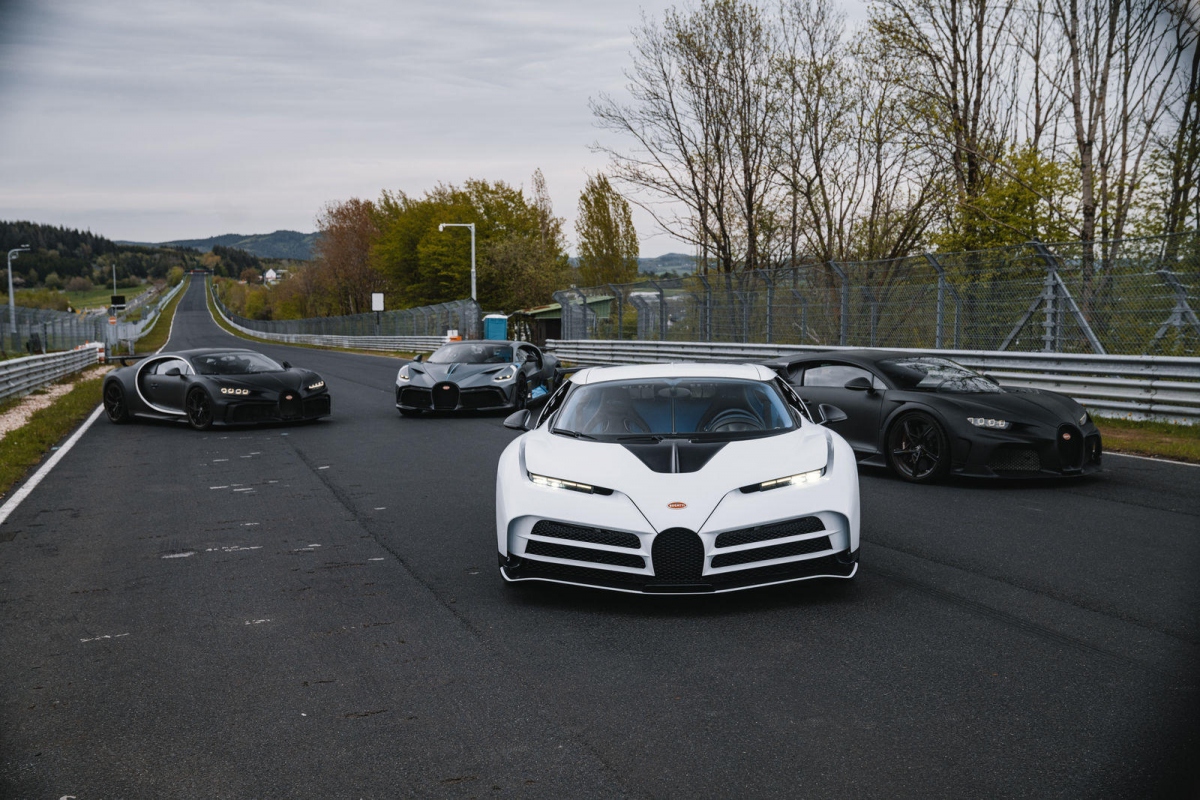 Bugatti thử nghiệm siêu xe triệu đô tại Nurburgring