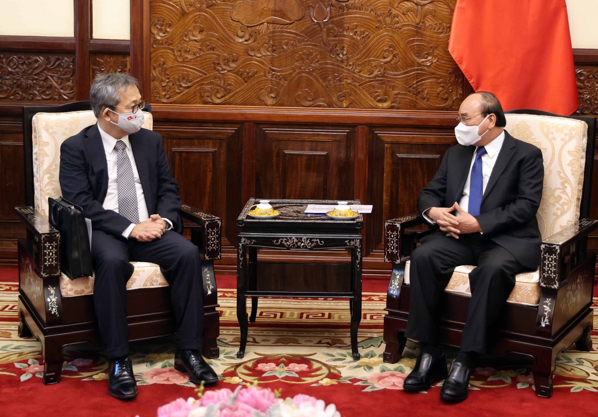 Chủ tịch nước tiếp Đại sứ Nhật Bản tại Việt Nam