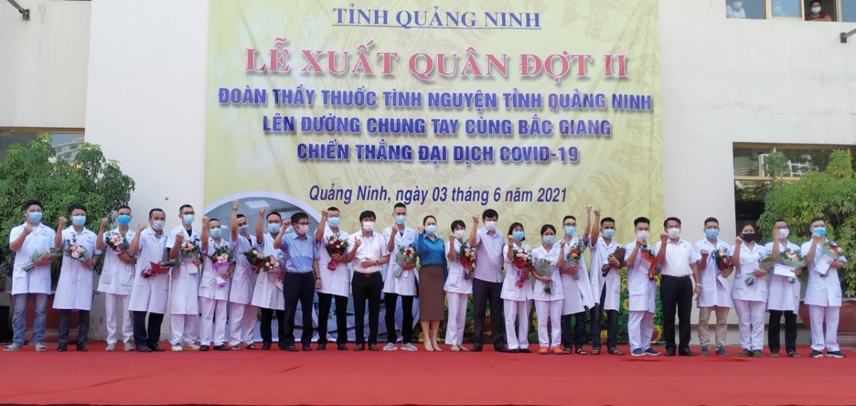 Quảng Ninh, Phú Thọ tiếp tục chi viện cho tâm dịch Bắc Giang