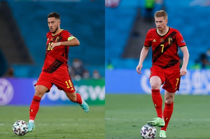 Tứ kết EURO 2021: De Bruyne và Hazard vắng mặt ở trận Bỉ - Italia
