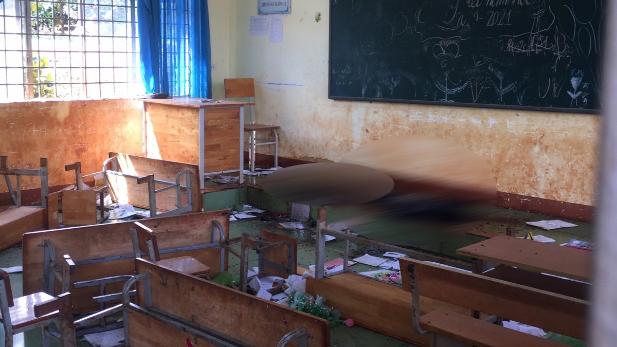 Phát hiện thi thể thiếu nữ đang phân hủy trong phòng học ở Đắk Lắk