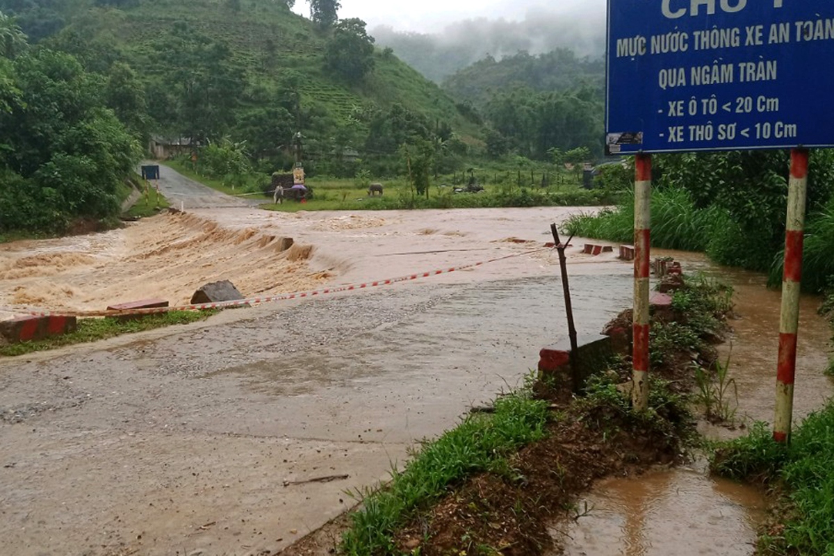 Mưa lớn ở Lai Châu gây ngập úng nhiều tuyến quốc lộ, tỉnh lộ