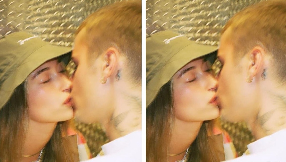 Hailey Baldwin khoe ảnh "khóa môi" Justin Bieber sau tin đồn bị chồng la mắng