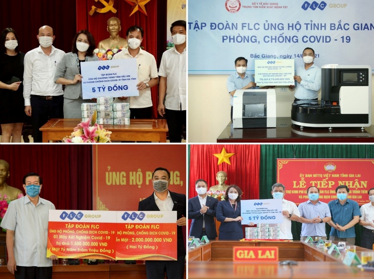 FLC tặng xe cứu thương cho Sầm Sơn, sau khi chi viện hơn 150 tỷ chống dịch, thiên tai