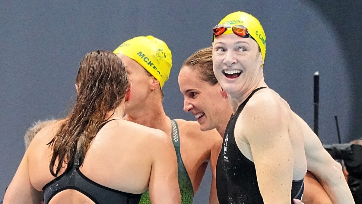Australia lập kỷ lục thế giới ở môn bơi tại Olympic Tokyo 2020