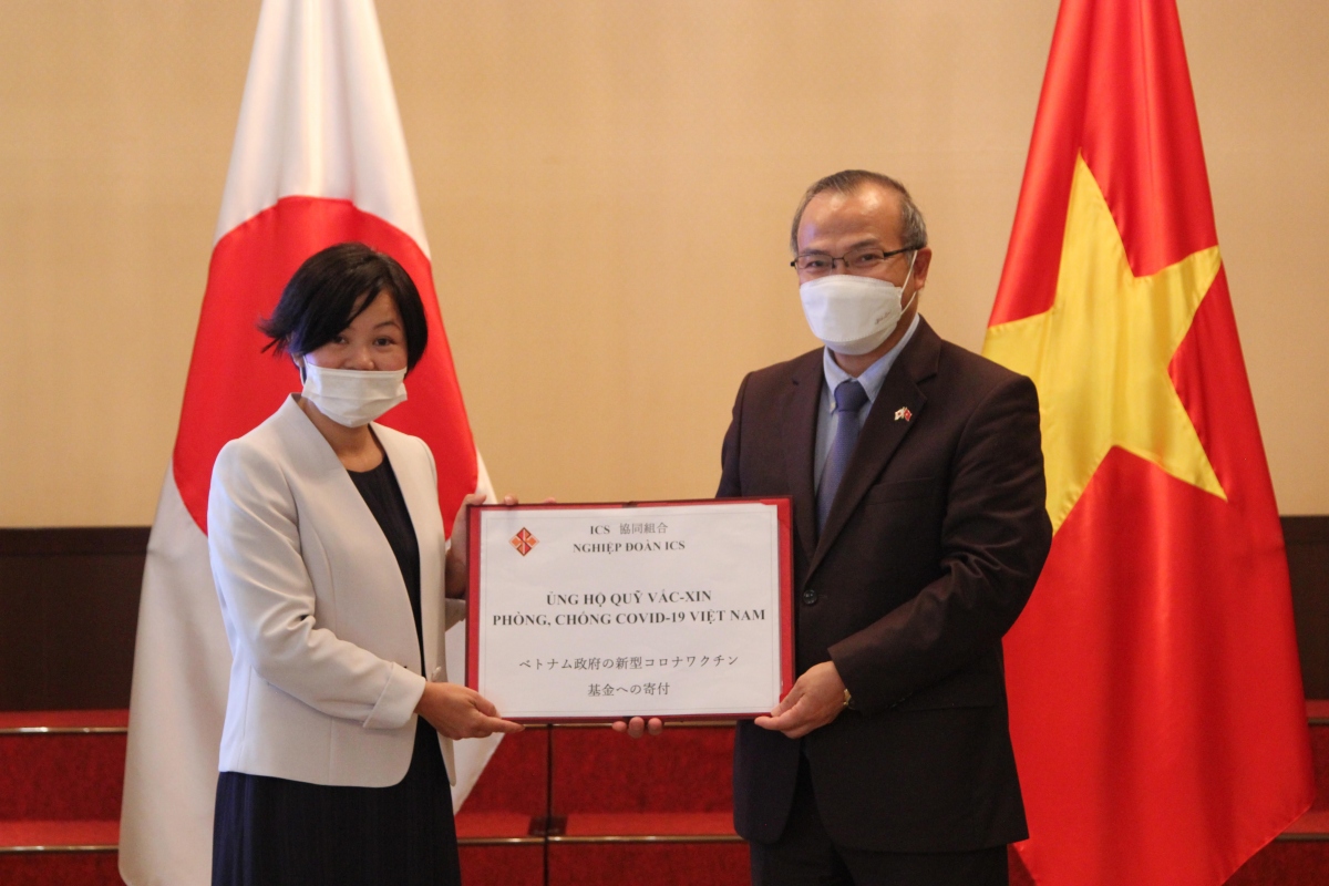 Nhật Bản ủng hộ Quỹ vaccine phòng chống Covid-19 của Việt Nam