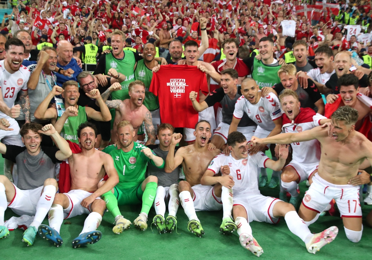 Đan Mạch 2-1 CH Séc: "Lính chì" viết tiếp chuyện cổ tích mùa EURO