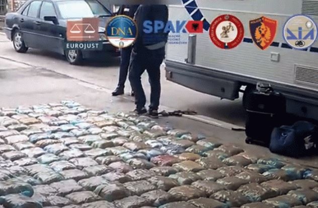 38 đối tượng ở Albania bị bắt giữ vì liên quan hoạt động buôn bán ma túy quốc tế